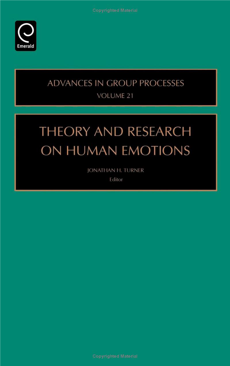 Theory and research on human emotions - Original PDF