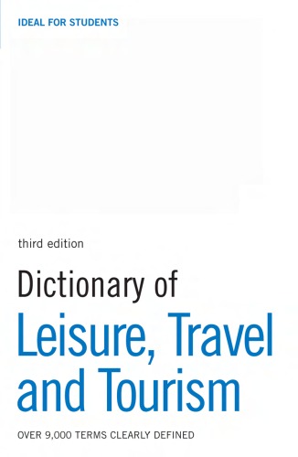 Dictionary of Leisure, Travel and Tourism - Original PDF