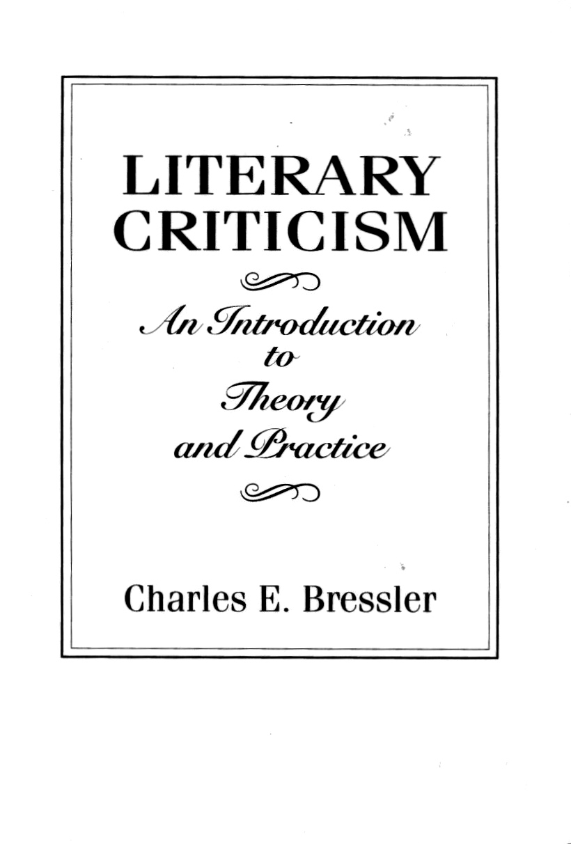 Literary Criticism: An Introduction To Theory And Practice - PDF