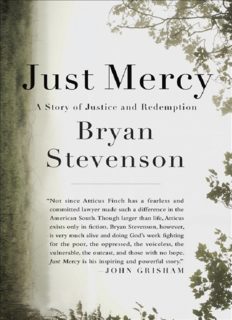 Just Mercy: A story of Justice and Redemption - PDF