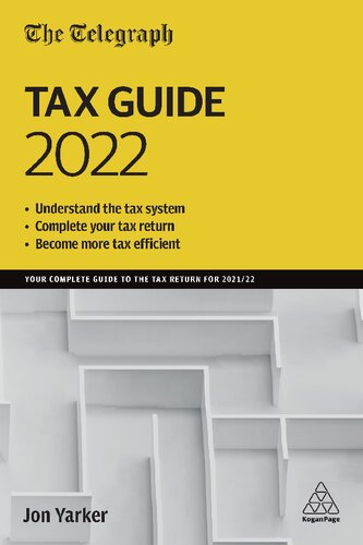 the TELEGRAPH TAX GUIDE 2022 your complete guide to the tax return for 2021/22. - Original PDF