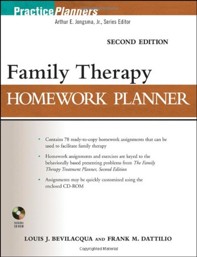 Family Therapy Homework Planner, Second Edition - Original PDF