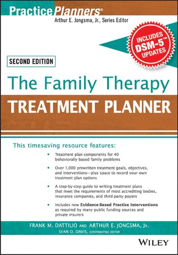 The Family Therapy Treatment Planner, with DSM-5 Updates - Original PDF