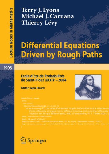 Differential Equations Driven by Rough Paths: École d'Été de Probabilités de Saint-Flour XXXIV - 2004 - Original PDF