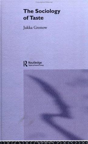 The Sociology Of Taste - Original PDF