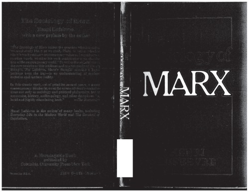 The Sociology of Marx - Original PDF