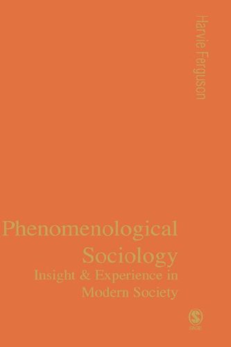 Phenomenological Sociology: Experience and Insight in Modern Society - Original PDF