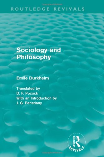 Sociology and Philosophy - Original PDF