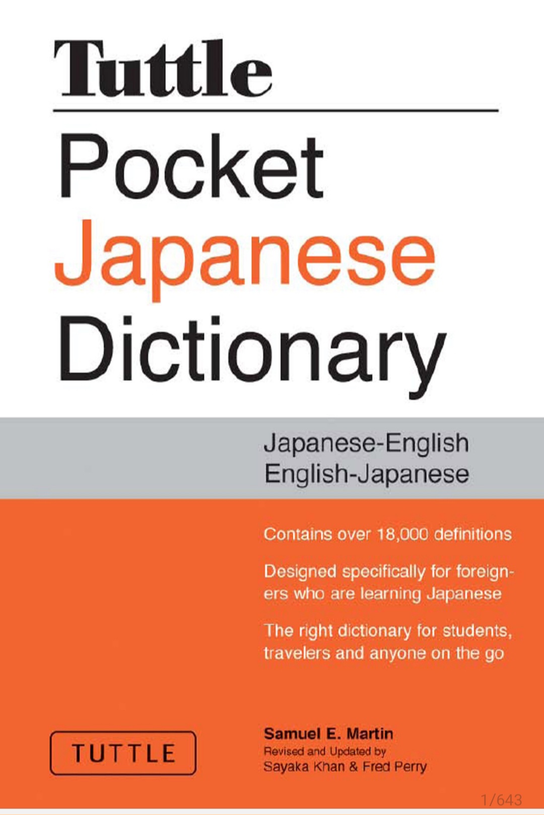 Tuttle Pocket Japanese Dictionary - PDF