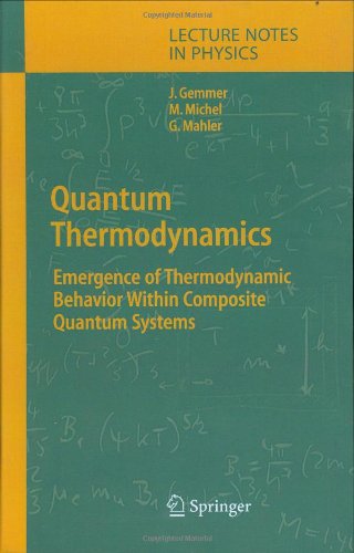 Quantum thermodynamics: emergence of thermodynamic behavior within composite quantum systems - Original PDF