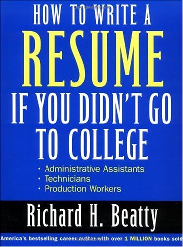 How to write a resume if you didn't go to college - PDF