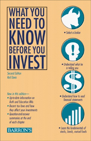 What You Need to Know Before You Invest: An Introduction to the Stock Market and Other Investments - PDF