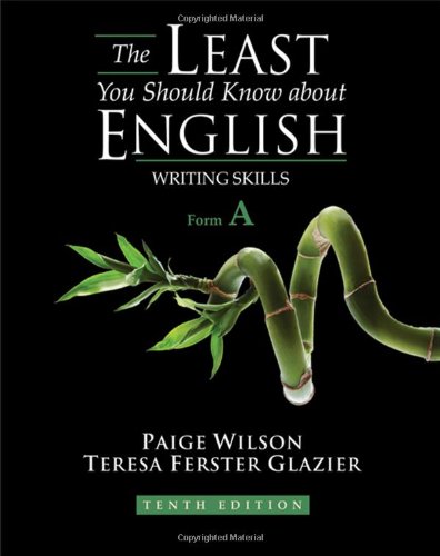 The Least You Should Know about English: Writing Skills, Form A (10th edition) - PDF