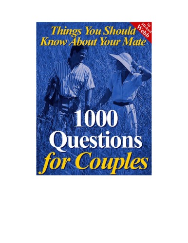 Things you should know about your mate: 1000 Questions for Couples - PDF