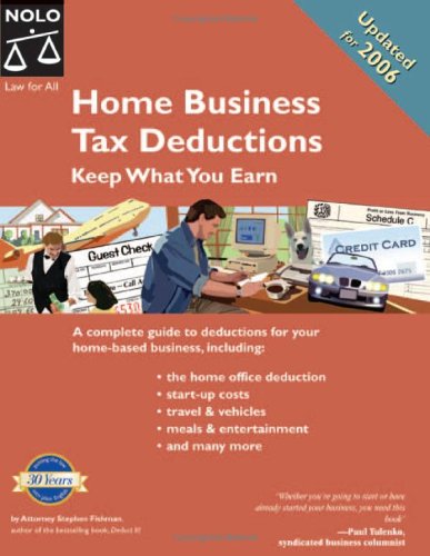 Home Business Tax Deductions: Keep What You Earn 2nd Edition - Original PDF