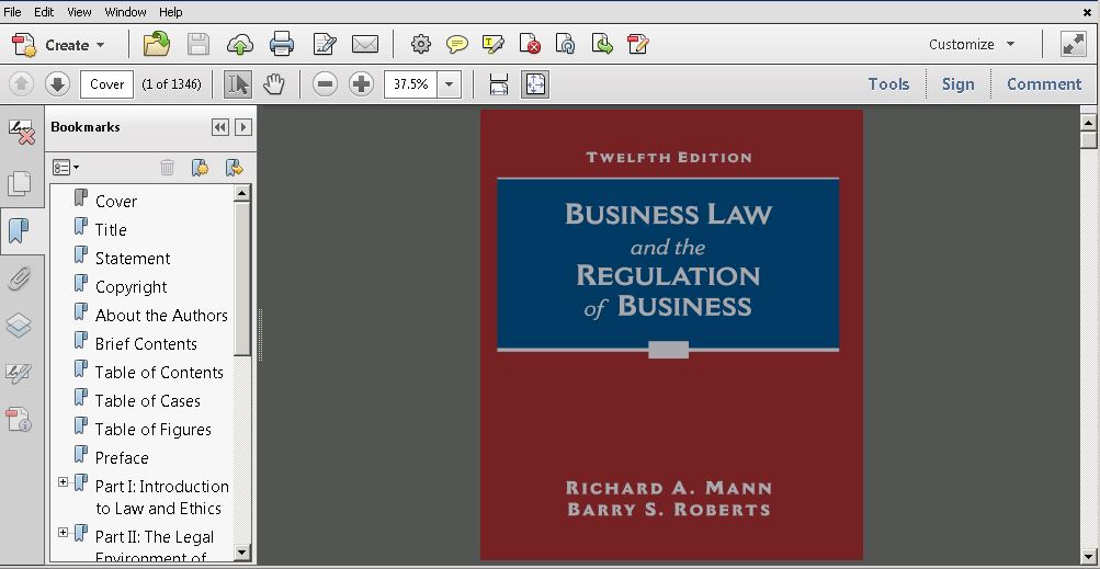 Business Law and the Regulation of Business 12th Edition